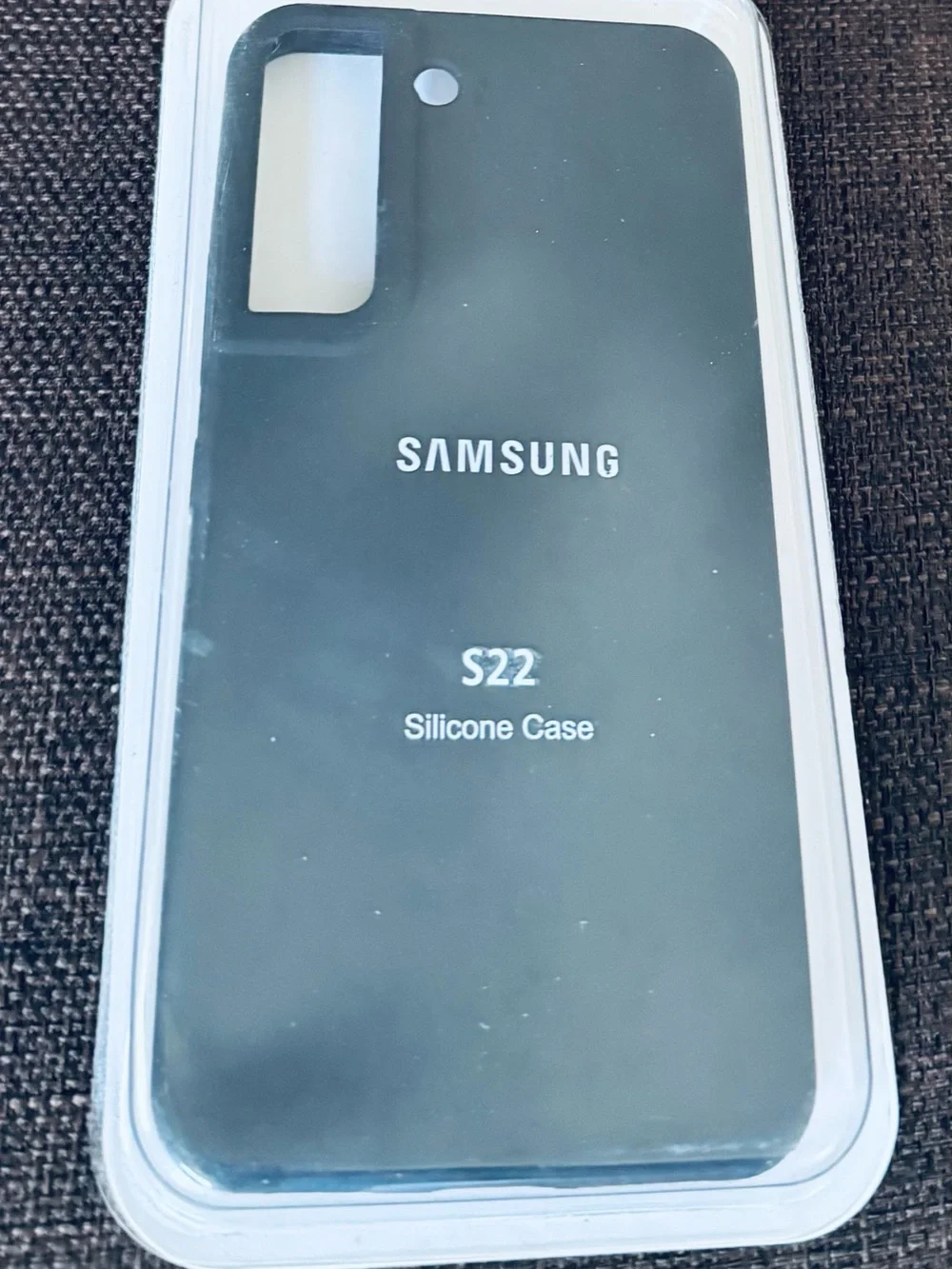 Samsung S22 Silicone Case - Black Silicone Finish